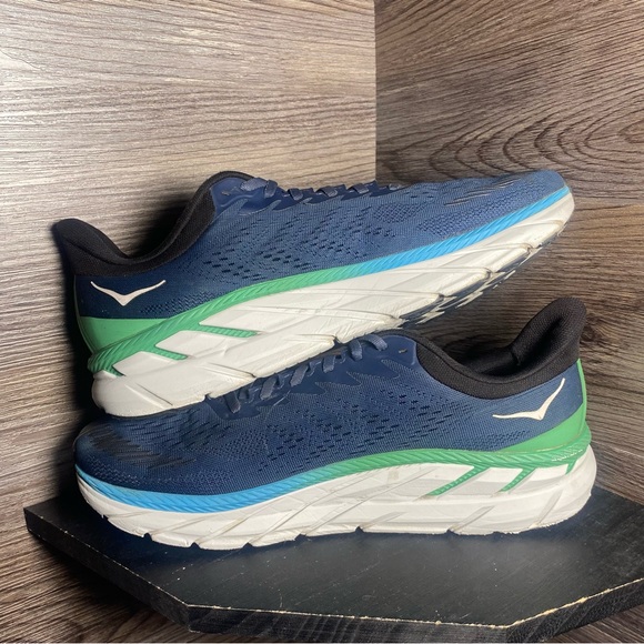 Hoka Clifton 7 blue black green - Picture 5 of 8